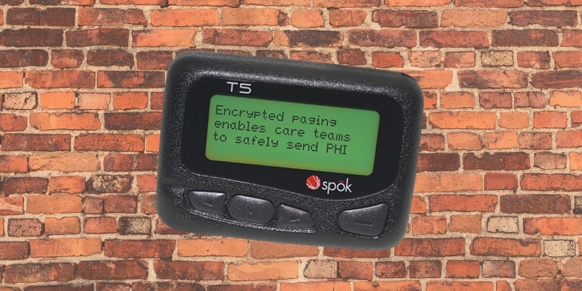 HIPAA Compliant Pagers. No Really, It's a Thing.