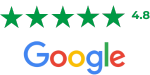 google logo five stars