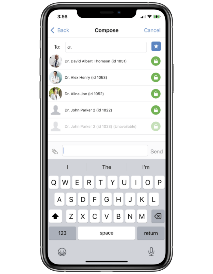 spok mobile app in use