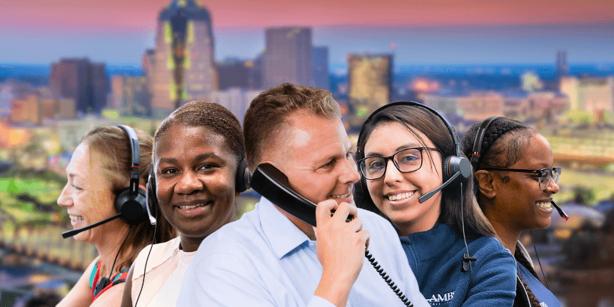 shreveport louisiana with ambs call center phone answering service agents in front
