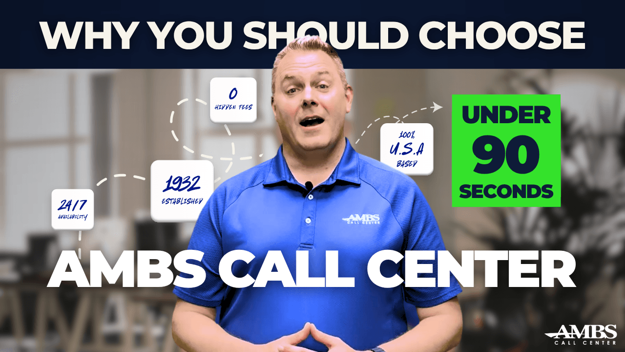 why you shuold choose ambs call center under 90 seconds youtube thumbnail