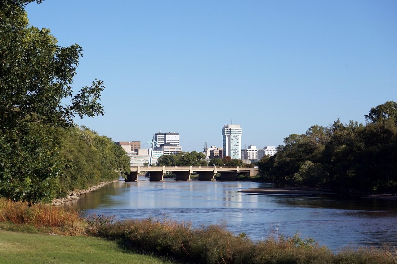 arkansas river in wichita kansas