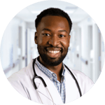 doctor that is smiling from using a doctor answering service (1)
