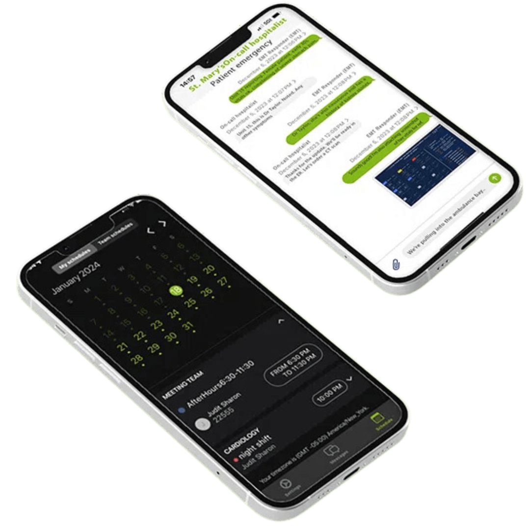 on page hipaa secure texting app in use on iphones