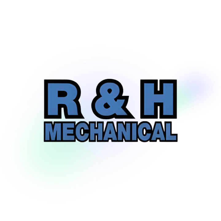 r and mechanical logo with fades
