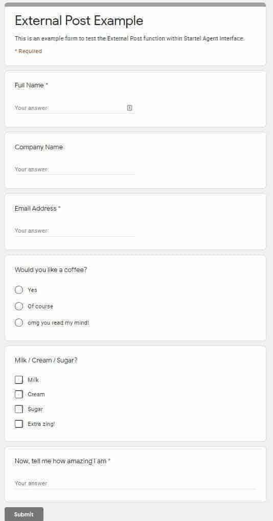 answering service http post crm